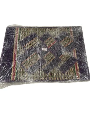 Handwoven placemat Placemats  set for 6 with matching coasters Purple New - Image 1 of 4