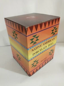 Indianer Porzellan Mädchen Puppe - ABC # 25188 NPD - Brandneu in Box - Bild 1 von 8