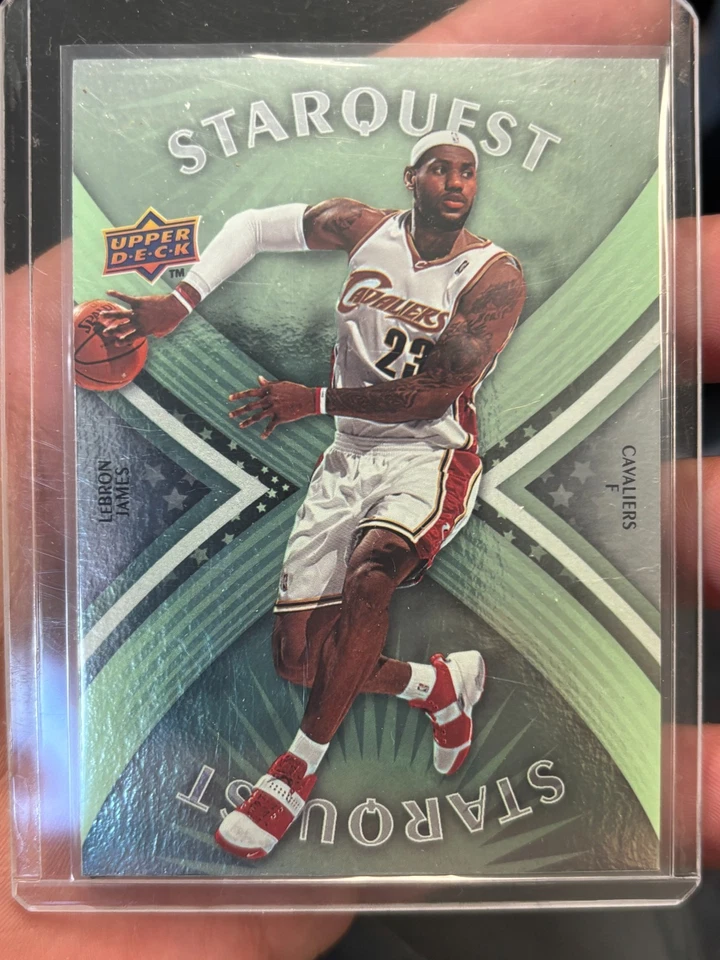 2008 Upper Deck First Edition Starquest - Green #SQ-17 Lebron James Cavaliers - Image 1 of 1