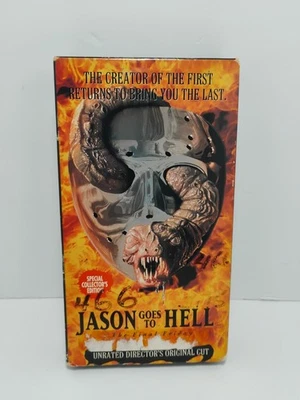 Jason Goes To Hell The Final Friday VHS 1993 Unrated Directors Original Cut - Image 1 of 4