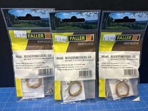 3 Faller 180660 HO/TT/N/Z Lighting Fixture LED Warm White 12-16 V AC/DC - Picture 1 of 5