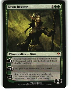 Magic the Gathering - Zendikar Nissa Revane 2009 170 Mythic - Picture 1 of 2