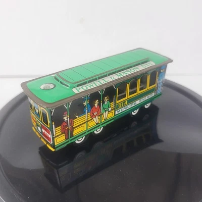 Carro de fricción San Francisco Powell & Mason 514 estaño litográfico teleférico juguete Japón Foto 1 de 4