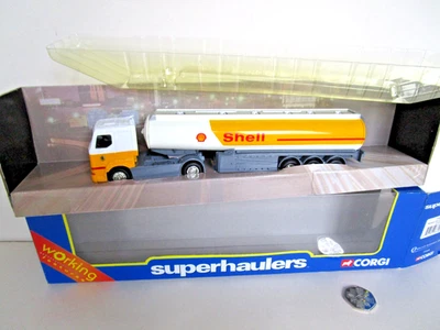 CORGI SUPERHAULERS TY86902 RENAULT SHELL CISTERNA DE COMBUSTIBLE - 1/64 COMO NUEVO EN CAJA Foto 1 de 4