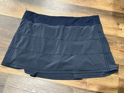 Falda Tenis Golf Lululemon Pace Rival Tiro Medio Talla 16 Alta Azul Foto 1 de 4