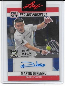 2024 Leaf Martin Di Nenno AUTO handsigniert signed RC 9/160 Padel Pickleball - Bild 1 von 2