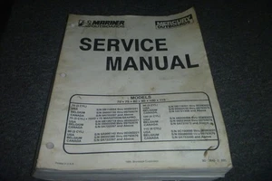 1990-1991 Mercury Mariner 70 75 80 90 100 115 Outboard Motor Service Manual xz - Picture 1 of 8