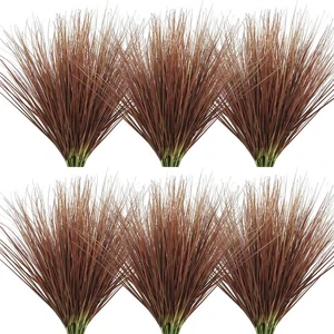 20 Pezzi Erba Cipolla Artificiale Finta Resistente ai UV Arbusti da Esterno Piante Fiori... - Foto 1 di 7