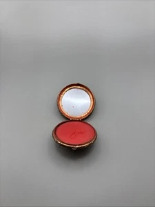 Vintage Luxor Metal Compact Hinged Lid Rouge Cosmetic 1930s - Picture 1 of 3