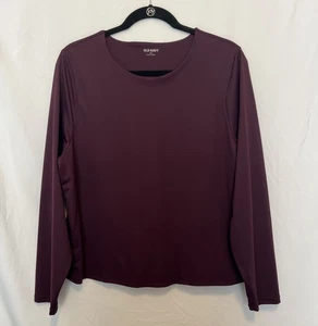 Top pulóver de manga larga Old Navy para mujer talla XXL ciruela/púrpura - Imagen 1 de 8