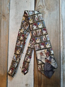 The Pharmacist Norman Rockwell mehrfarbige Herrenkrawatte 100 % Seide The Saturday... - Bild 1 von 4