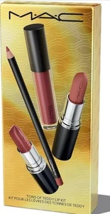 MAC Tons of Teddy Lip Kit, 4 Full-Size Piece Set - Picture 1 of 7