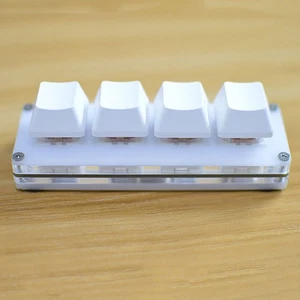 4-key USB Keyboard Mini Keyboard DIY Custom Shortcuts Keyboard + 1.5 Data Cables - Picture 1 of 3