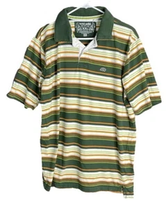 Mens Ecko Unltd Striped Polo Short Sleeve Cotton Shirt Size 2XL - Picture 1 of 7
