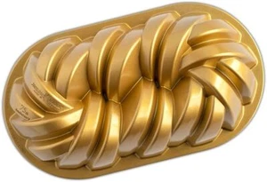 Nordic Ware Braided Loaf Pan, Original Cast Aluminium Bundt Tin, Bundt Cake Tin - Picture 1 of 6