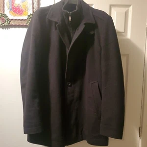 Hugo Boss Cashmere Wool Coat Mens XL - Picture 1 of 14