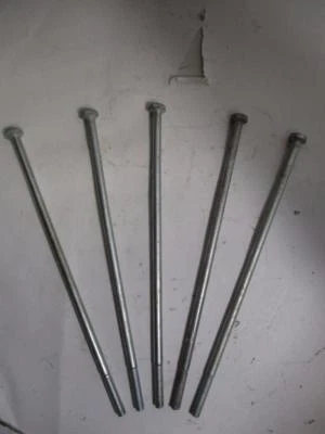 Pernos de cabeza hexagonal de rosca de 1/4" x 7 3/4" (lote de 10) Foto 1 de 4