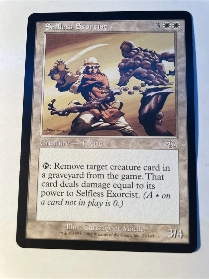MTG Selfless Exorcist  – Judgment Magic the Gathering Card # 21 - Image 1 of 1