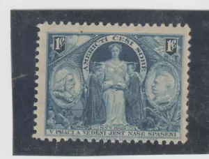 1902 Francobollo poster naso ceco-americano CTI Cesi Sobe V Praci A Vedeni Jest Spas1c - Foto 1 di 1