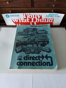 Vtg 1978 Direct Connection Racing Manual #P4007933 Service Guide Chrysler Corp. - Foto 1 di 24
