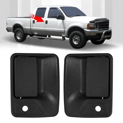 For Ford 1999-2016 F-250 F350 Outside Exterior Door Handle Front Left Right Pair Foto 1 de 4
