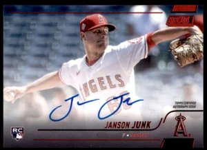 Janson Junk 2022 Topps Stadium Club Autograph Red Foil Rookie Red Foil Parallel - Picture 1 of 2