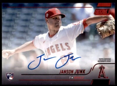 Janson Junk 2022 Topps Stadium Club Autograph Red Foil Rookie Red Foil Parallel - Image 1 of 2