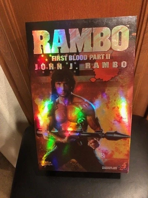 HOT TOYS HOTTOYS 1/6 MMS 06 THE FIRST BLOOD II JOHN J RAMBO EXTREMADAMENTE RARO NUEVO Foto 1 de 1