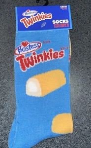 Mens Fun Hostess Twinkies Themed Dress Socks Sz 6-12 - Picture 1 of 3