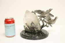 bronze and crystal sculpture by Stan Bentall