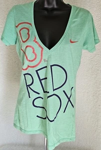 Camisa Top Blusa Nike Dri-Fit Mujer Talla S Pequeña Medias Rojas de Boston - Imagen 1 de 24