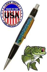 Gatsby Click Fishing Lure #EB Ballpoint with Chrome & Black Hardware /#N56 - Picture 1 of 13