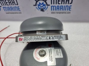 Federal Signal Corporation Model 600 Vibrating Bell Volts 12 AMPS 0.8 HZ DC Seri - Picture 1 of 7