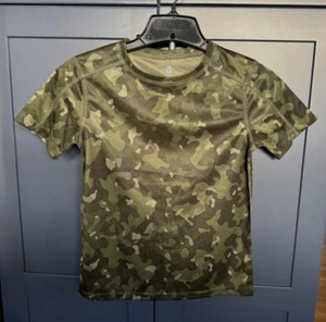 ID Ideology Boys Printed Camo T-Shirt - Native Green - Size Small - Picture 1 of 6