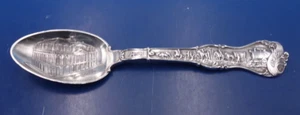 Antique sterling silver Louisiana Purchase Exposition souvenir spoon 5 7/8" - Picture 1 of 5