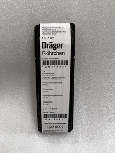 DRAGER/DRAEGER PHOSPHINE 0.1/a 0.1-4 PPM CH31101 GAS DETECTION TUBE - Picture 1 of 1