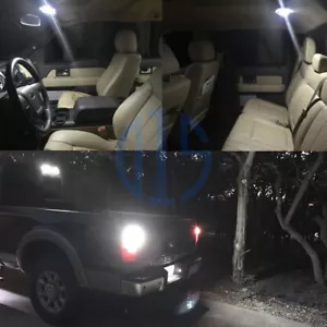 11x White LED Interior Reverse Tag Light Bulbs for 2009-2014 F150 2011-2016 F250 - Bild 1 von 10