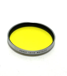 Leitz Leica E58 Yellow 13235 J Chrome Filter for Noctilux, Summarex and Hektor - Picture 1 of 10