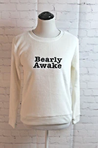 So Intimates Juniors "Bearly Awake" Pullover Top Super Soft Loungewear ~ Sz S - Picture 1 of 5