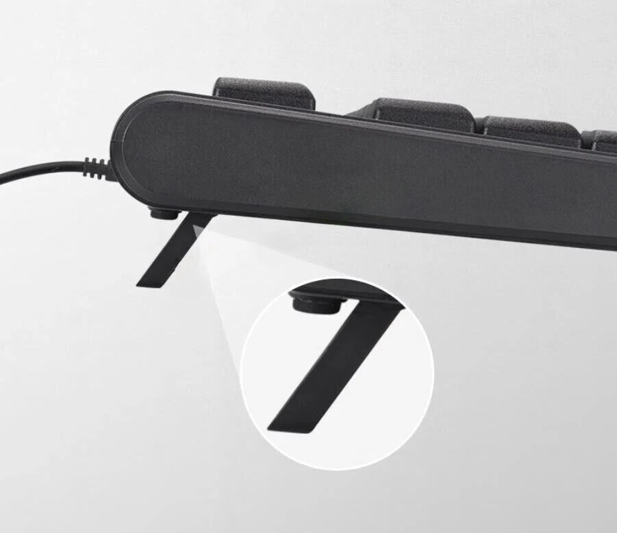 Original ASUS KM100 Ultra Slim Quiet USB-C Wired Keyboard Mouse For PC Laptop - Image 1 of 3