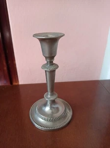 Porta candela , Bugia In Silver Plated Per Candela Singola - Foto 1 di 3