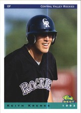 1993 Central Valley Rockies Classic/Best #16 Keith Krenke
