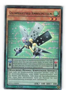 Yugioh GESCHWINDIGKEITSROID DOMINOSCHMETTERLING , dpdg-de004 Ultra Rare deutsch - Bild 1 von 2