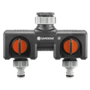 Gardena Twin Tap Connector Rated To 1000 Kpa Home Garden Tool Accessories - Picture 1 of 4