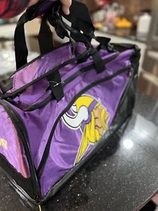Minnesota Vikings NFL Large Team Logo Duffel Gym Bag Foco - Picture 1 of 5