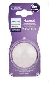 Philips Avent Natural Response Nipple Flow 5 6M+ 2 Ct. Baby Bottle - Picture 1 of 1