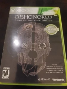 Dishonored -- Game of the Year Edition (Platinum Hits) (Microsoft Xbox 360) VGC - Picture 1 of 1