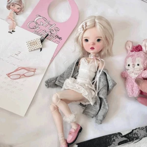 1/6 Resin Ball Joint BJD Doll Handmade Girl Gift with Face up + Eyes + Wigs Toy - Picture 1 of 9