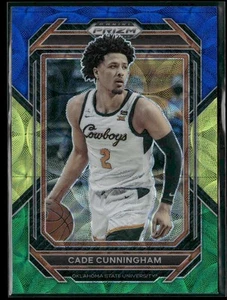 Cade Cunningham 2023 Panini Prizm #65 Azul/Amarillo/Verde Oklahoma State Cowboys - Imagen 1 de 2