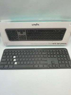 Logitech Signature Slim K950 Wireless Keyboard- Graphite (READ) - Image 1 of 4